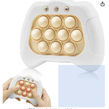 Handheld Game Sensory Fidget Games Toys for Kids 3-8,Mini Quick Push Game Bubble Stress Pop Travel Light Up Pop It Game Xmas Birthday Gifts for Boys Girls Teens
